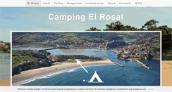 Desktop Screenshot of campingelrosal.com